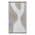 Valge-beež pestav puuvillane vaip 50x80 cm Figura - Mette Ditmer Denmark