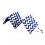 Valge-sinine istmepadi lamamistoolile 49x137 cm Zig Zag - B.E.S.