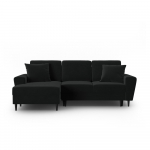 Must sametist panipaigaga nurgadiivanvoodi (vasak nurk) Kyoto - Cosmopolitan Design