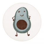 M&uuml;ndi-elevandiluu v&auml;rvi laste vaip &oslash;100 cm Avocado Mint - FD