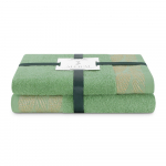 Helerohelised froteest puuvillased k&auml;ter&auml;tid ja saunalinad komplektis 2 tk Allium &ndash; Restilo