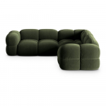 Roheline sametist nurgadiivan Loretto &ndash; Cosmopolitan Design