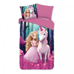 Roosa laste mikrokiust pikendatud voodipesu &uuml;heinimesevoodile 140x220 cm Julia - Good Morning