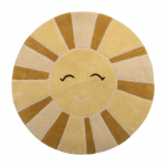 Beež/merevaiguv&auml;rvi villane laste vaip &oslash;110 cm Sun - Bloomingville Mini