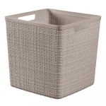 Plastikust hoiukorv 28x28x27 cm Jute - Curver