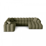 Roheline &scaron;enillist nurgadiivan (vasak nurk/U-kujuline) Treno - Cosmopolitan Design