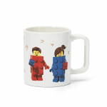 Valge keraamiline laste kruus 300 ml Love - LEGO&reg;