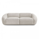 Beež velvetist diivan 250 cm Tina - Bobochic Paris