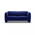 Sinine sametist diivan 168 cm Georgia - Micadoni