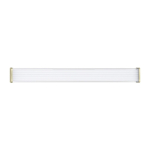 Metallist LED-seinalamp mattkuldses v&auml;rvitoonis Misty - Nova Luce