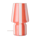 Punane/valge klaasist laualamp (k&otilde;rgus 21,5 cm) Carlo - Ellos Home