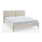 Elevandiluu v&auml;rvi polsterdatud kaheinimesevoodi ilma liistudest raamita 180x200 cm Infinity - Meise M&ouml;bel
