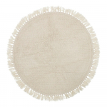 Beež villane vaip Nature, ⌀ 110 cm - Bloomingville