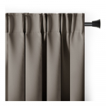 Pruunikashall pimendav termokardin 140x245 cm Pleat - Restilo