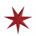 Punane rippuv j&otilde;ulu valguskaunistus Saturnus &ndash; Marksl&ouml;jd