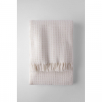 Kreemjas ruuduline vahvelmustriga , 140 x 180 cm Waffel - Euromant