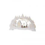 Valge LED valgusdekoratsioon, k&otilde;rgus 27 cm Ulm - Star Trading