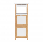 Bambusest vannitoakapp 2 riiuli ja hoiuruumiga Finja - Wenko