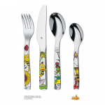 4-osaline komplekt Cromargan&reg; Maya the Bee roostevabast terasest s&ouml;&ouml;giriistad lastele Biene Maja - WMF