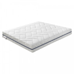 Keskmise/extrakindla vahtpolsterdusega kahepoolne madrats 140x200 cm BuonaNotte HR BIO - BENAB