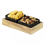 Mustad keraamilised serveerimisn&otilde;ud 2 taldrikuga komplektis Elo - Wenko