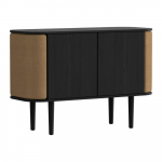 Must-pruun madal kapp tammepuust 109x75 cm Treasures - UMAGE