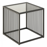 Klaaspinnaga laud 40x40 cm Strington - Actona