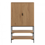 Naturaalset v&auml;rvi tammedekoriga kapp 80x140 cm Jaipur - Actona