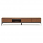 P&auml;hklipuu dekooriga telerilaud 195x35 cm Vedrana - Kave Home