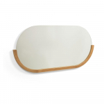 Puidust raamiga seinapeegel 96x55 cm Rokia - Kave Home