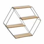 Musta-puiduv&auml;rvi riiul 50 cm - Casa Selecci&oacute;n