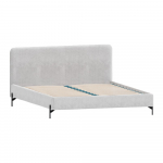 Helehall polsterdatud kaheinimesevoodi koos voodip&otilde;hjaga 140x200 cm Barker - Ropez