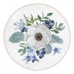 Pestav &uuml;mmargune vaip, sobitub robottolmuimejaga &oslash; 120 cm Comfort - Mila Home