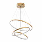 Kuldne LED rippvalgusti &oslash; 50 cm Simit - Opviq lights