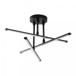 Must LED laevalgusti 26x51 cm Ledflower - Opviq lights