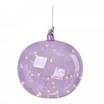 Lilla rippuv j&otilde;ulumotiividega valguskaunistus &oslash; 18 cm Lina - Marksl&ouml;jd