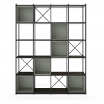 Roheline-must raamatukapp 140x179 cm Anya - Marckeric