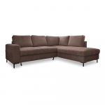 Pruun velvetist diivanvoodi (paremas nurgas) Lofty Lilly - Miuform