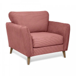 Roosa velvetist tugitool Paris - Scandic