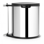 Integreeritav terasest pr&uuml;gikast, l&auml;ikiv h&otilde;bedane 15 l - Brabantia