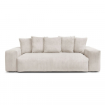 Kreem velvetist diivan 280 cm Voltaire - Bobochic Paris