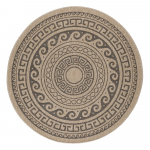 Must-beež &uuml;mmargune &otilde;uevaip &oslash; 80 cm Comilla - Ayyildiz Carpets