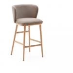 Helepruun baaritool (istme k&otilde;rgus 65 cm) Ciselia - Kave Home