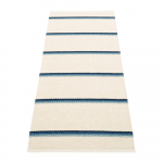 Sinine-kreem sise/v&auml;lisvaip 70x180 cm Olle Blue Vanilla &ndash; Pappelina