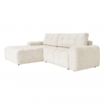 Kreem modulaarne nurgadiivanvoodi koos panipaigaga (vasak nurk) Lulu &ndash; Miuform