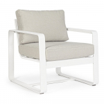 Valge metallist aiatool Merrigan - Bizzotto