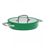 Alumiiniumist pann koos kaane ja mittenakkuva pinnaga &oslash; 28 cm tegame Meda 3.0 - FABINI