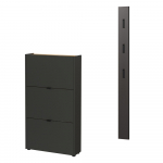 Antratsiitne esikukomplekt 101x200x22 cm Ameca - Germania