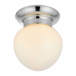 Valge/h&otilde;bedane laevalgusti klaasist varjuga Ronda - Marksl&ouml;jd