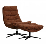 Pruun p&ouml;&ouml;rlev &scaron;enillist tool koos jalatoega Kube - WOOOD